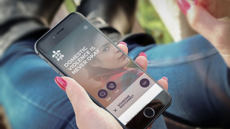 StrongHearts website on a device