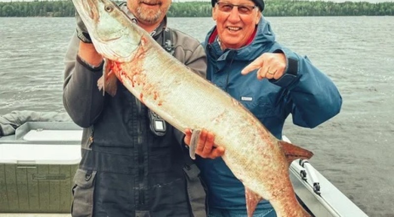 My Dad with a fish